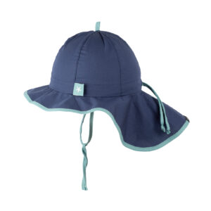 Pălărie ajustabilă Pure Pure Light bumbac organic - Jeans Blue