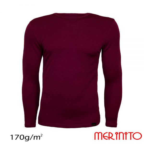 B001_MO - Bluza barbati 170g Wine
