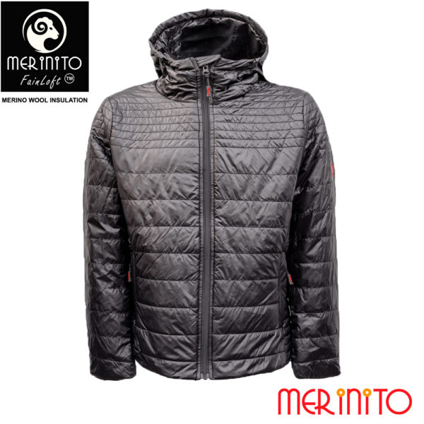 B121_BKJ2 - Jacheta barbateasca Merinito FainLoft Black J