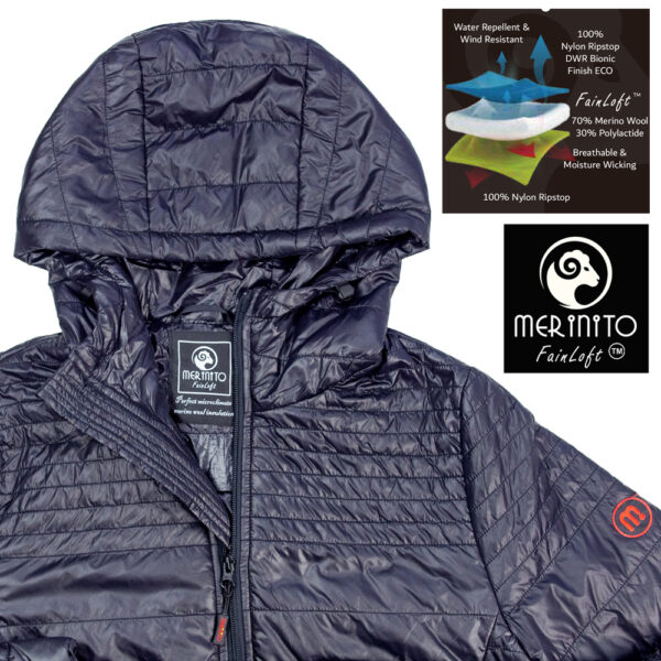 B121_BKJ2 - Jacheta barbateasca Merinito FainLoft Black J